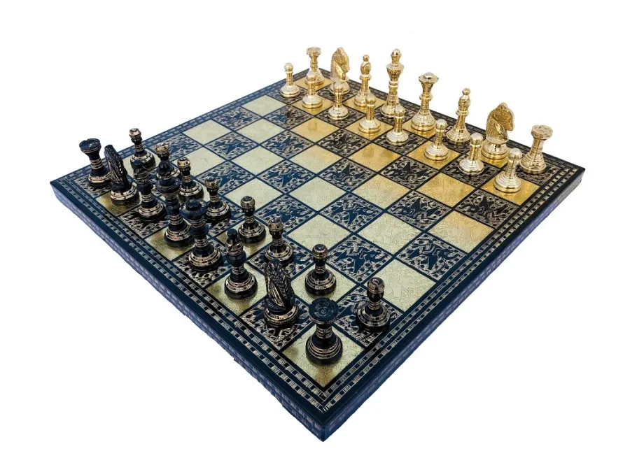 obrazek 3 Prestiżowa kolekcja mosiężnych szachów Imperium Mogołów - The Chess Empire