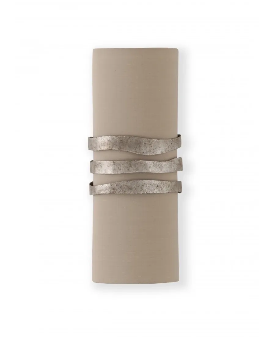 obrazek 2 Unikalny kinkiet z abażurem SCRUFFY RIBBON do sypialni