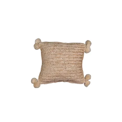 Zdjęcie Klasyczna kwadratowa poduszka ogrodowa ze zdobieniami