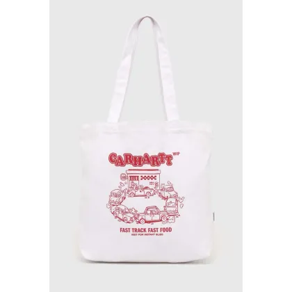 Zdjęcie Carhartt WIP torebka Canvas Graphic Tote kolor biały I031597.27PXX