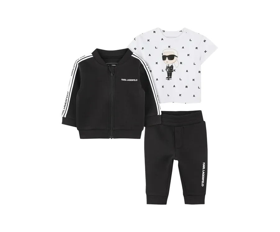 obrazek 1 Karl Lagerfeld Kids Komplet dresowy Z30509 S Czarny Regular Fit