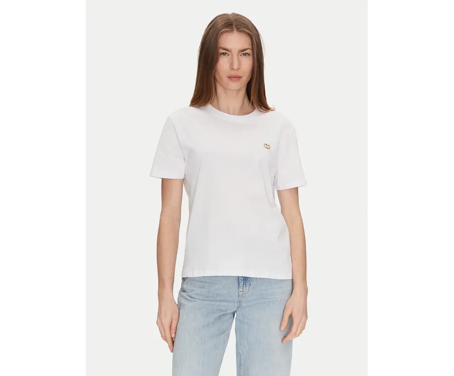 obrazek 1 TWINSET T-Shirt 251TP2074 Biały Regular Fit