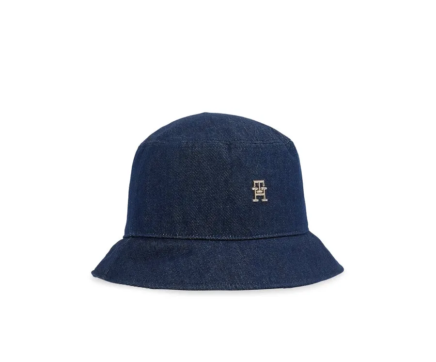 obrazek 1 Tommy Hilfiger Kapelusz Elevated Chic Denim Bucket Hat AW0AW17133 Granatowy