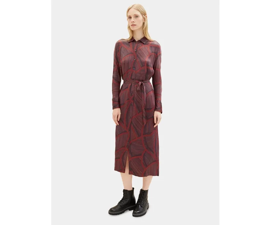 obrazek 1 Tom Tailor Sukienka koszulowa 1037934 Kolorowy Regular Fit
