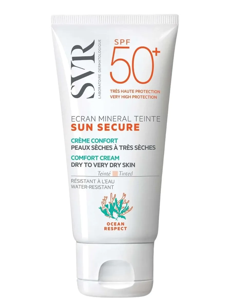 obrazek 1 SVR Sun Secure Krem ochronny koloryzujący SPF 50+ Cera sucha  60 g