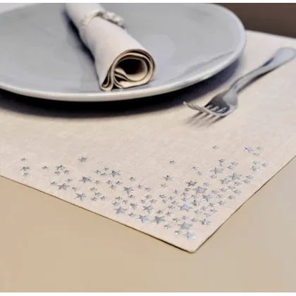 Picture A beautiful placemat decorated with Stelline rhinestones