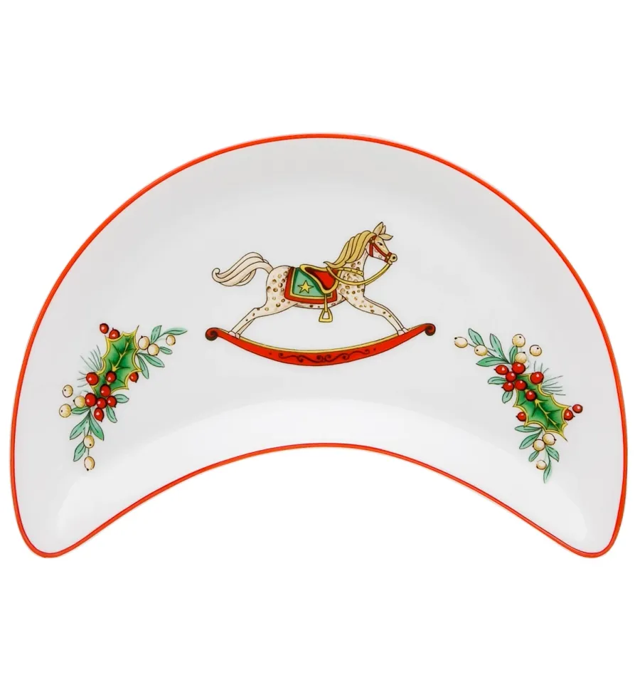 obrazek 3 Zestaw 6 talerzy na sałatkę z porcelany z kolekcji Christmas Magic inspirowanej Londynem - Vista Alegre