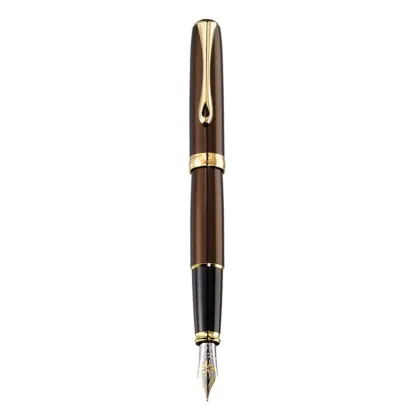 Picture Brown DIPLOMAT Excellence A2 Marakesh fountain pen, 14ct