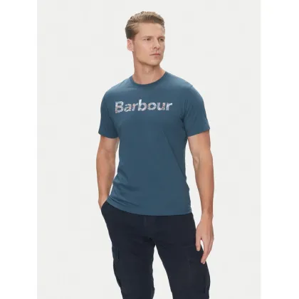 Zdjęcie Barbour T-Shirt Devon MTS1391BU18 Granatowy Regular Fit