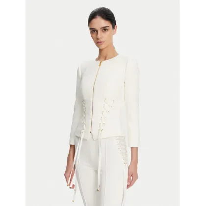 Zdjęcie Elisabetta Franchi Marynarka GI-135-51E2 Biały Regular Fit