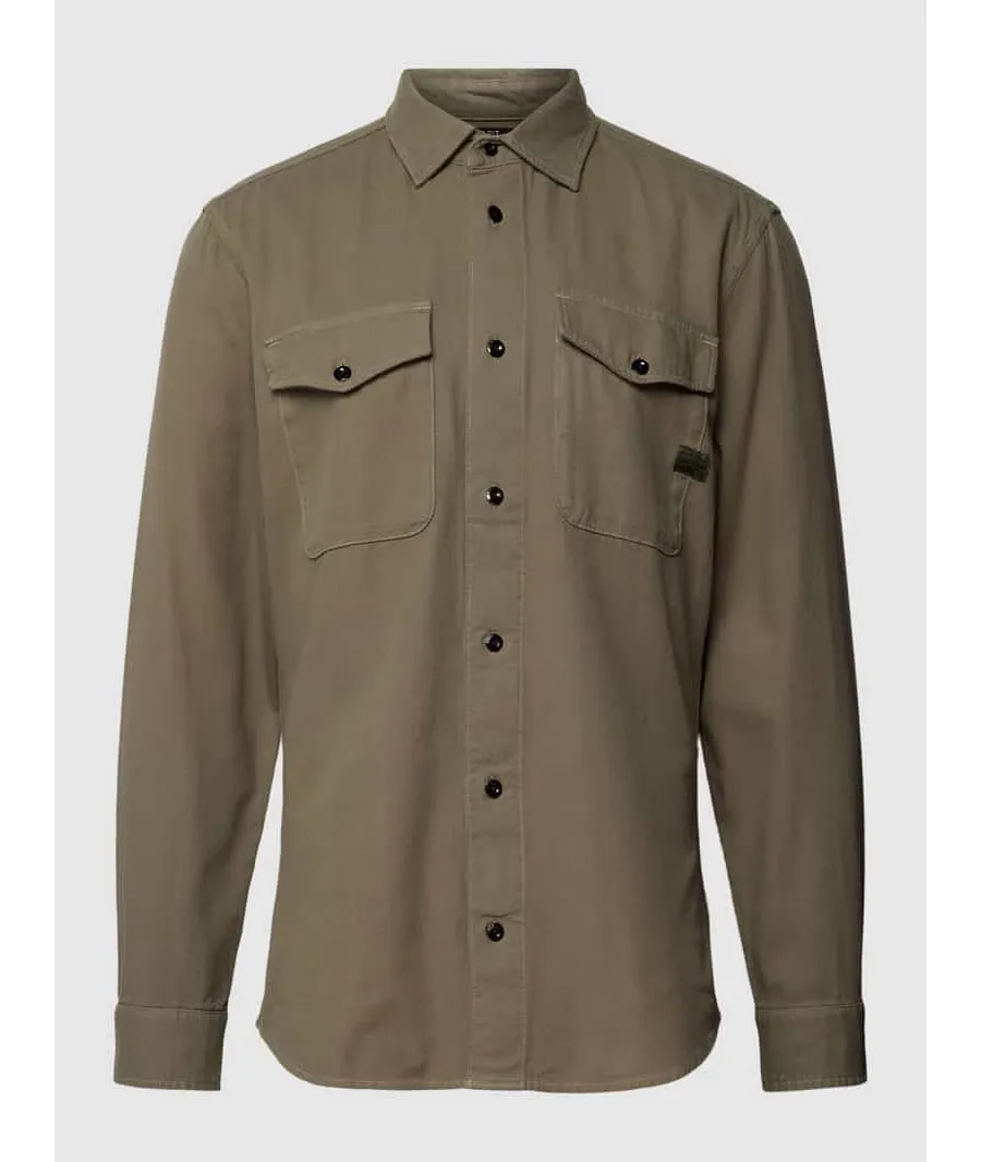 obrazek 1 G-Star Raw Koszula Marine D24963-D454 Zielony Slim Fit