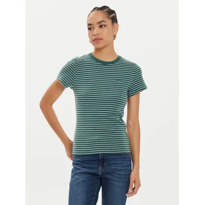 Zdjęcie Levi's® T-Shirt Essential Housemark 000KK-0004 Zielony Slim Fit