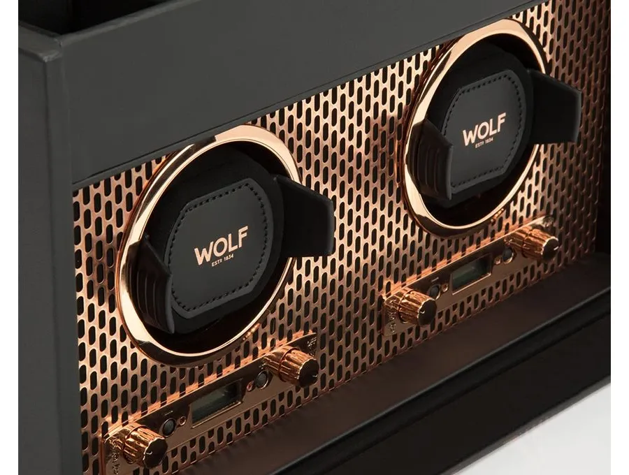 obrazek 3 Rotomat Axis Double Copper na dwa zegarki