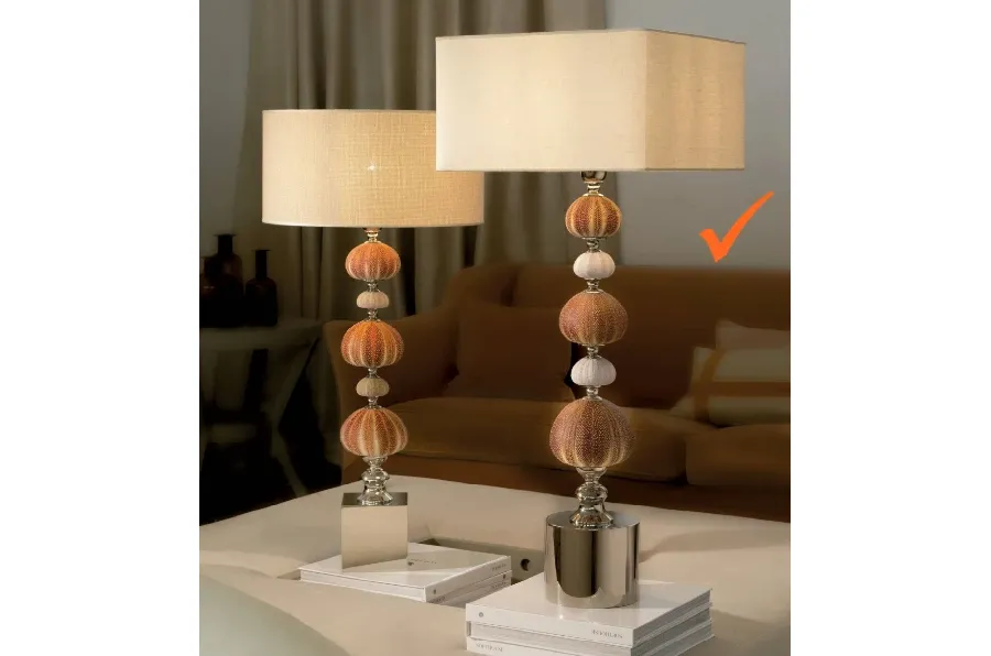 obrazek 1 Dekoracyjna lampa na biurko z mosiądzu niklowanego