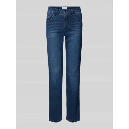Zdjęcie Jeansy o kroju regular fit z 5 kieszeniami model ‘CICI’
