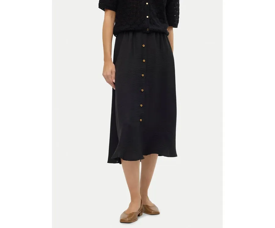 obrazek 1 Vero Moda Spódnica midi Melaney 10304134 Czarny Regular Fit