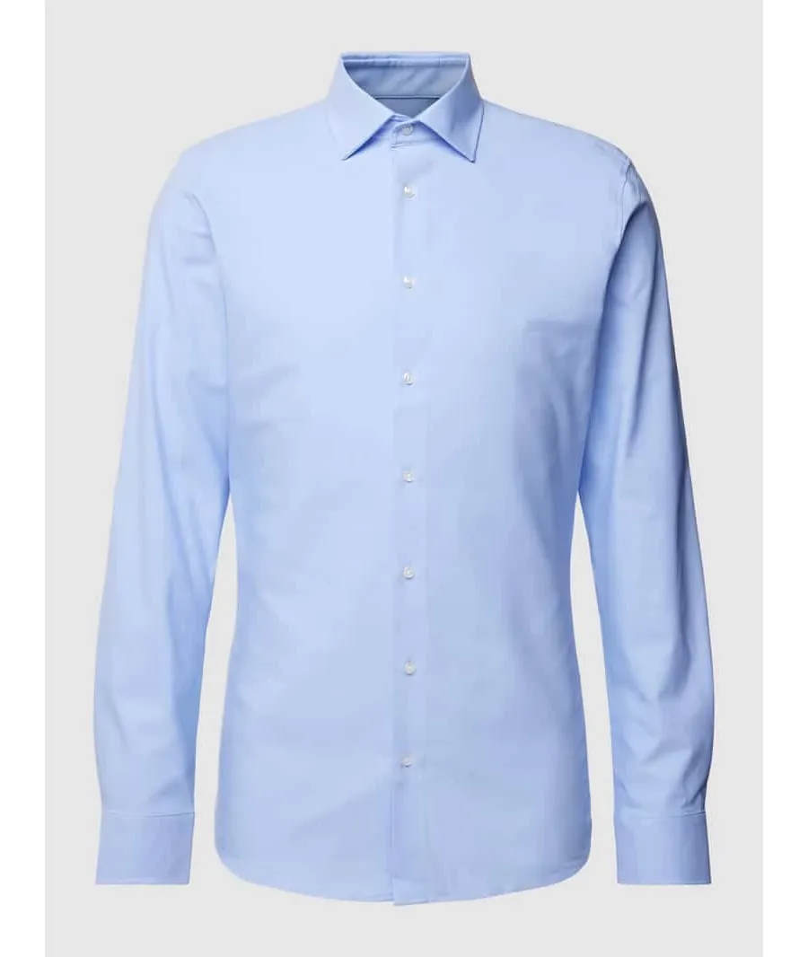 obrazek 1 Koszula biznesowa o kroju Super Slim Fit z kołnierzykiem typu kent