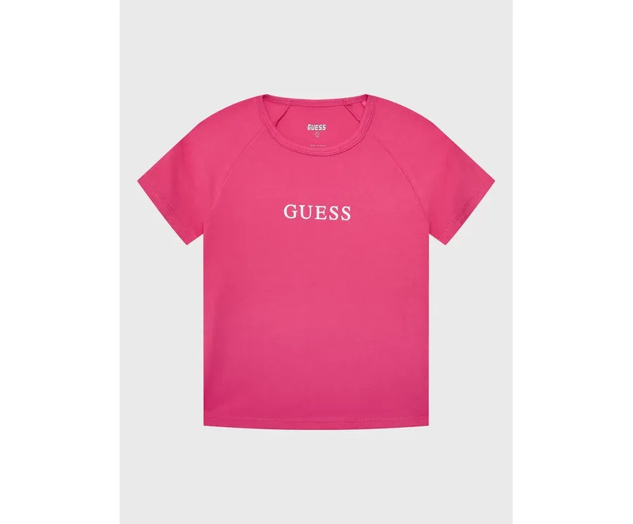 obrazek 1 Guess T-Shirt J3RI34 KABR0 Różowy Regular Fit