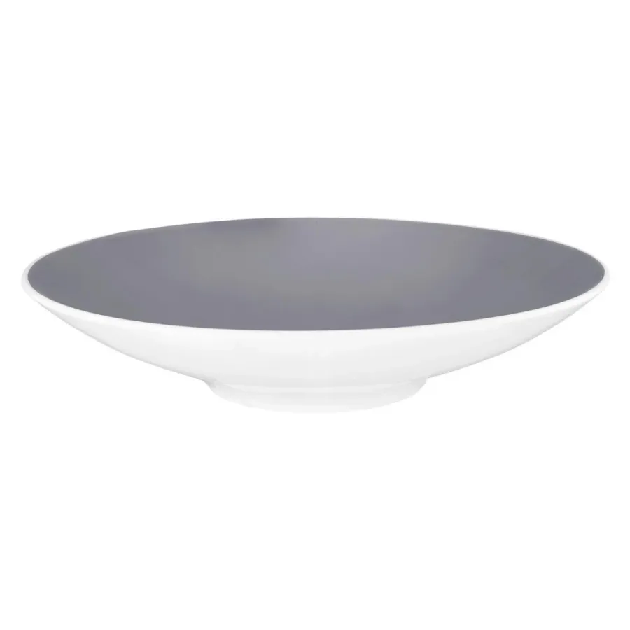 obrazek 1 Porcelanowy talerz na makaron lub sałatkę 26 cm w kolorze szarym - Seltmann Weiden