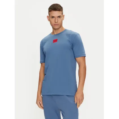 Zdjęcie Hugo T-Shirt Diragolino212 50447978 Niebieski Regular Fit HUGO