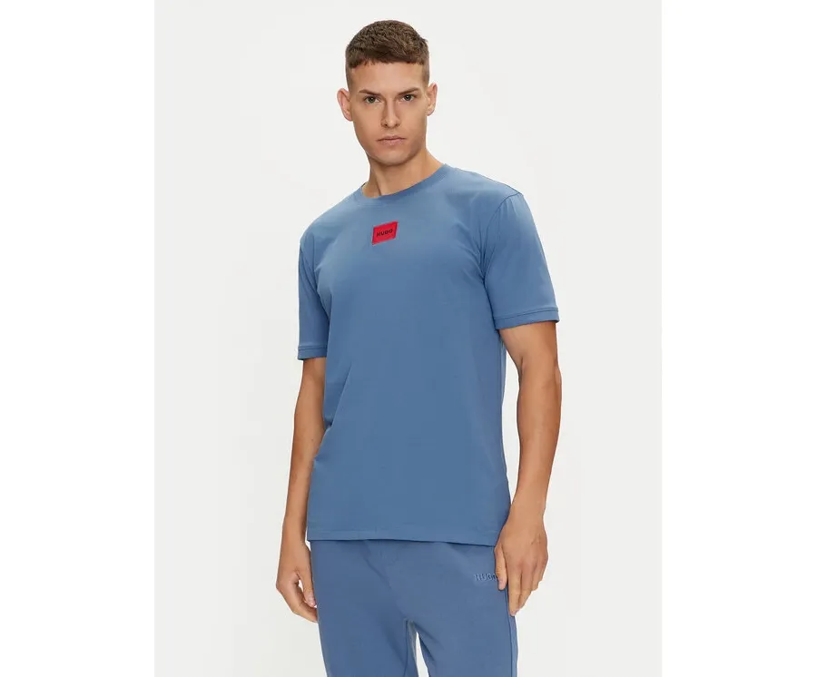 obrazek 1 Hugo T-Shirt Diragolino212 50447978 Niebieski Regular Fit HUGO