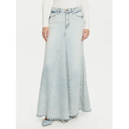 Zdjęcie Guess Spódnica jeansowa W5RD95 D5LQ1 Błękitny Regular Fit