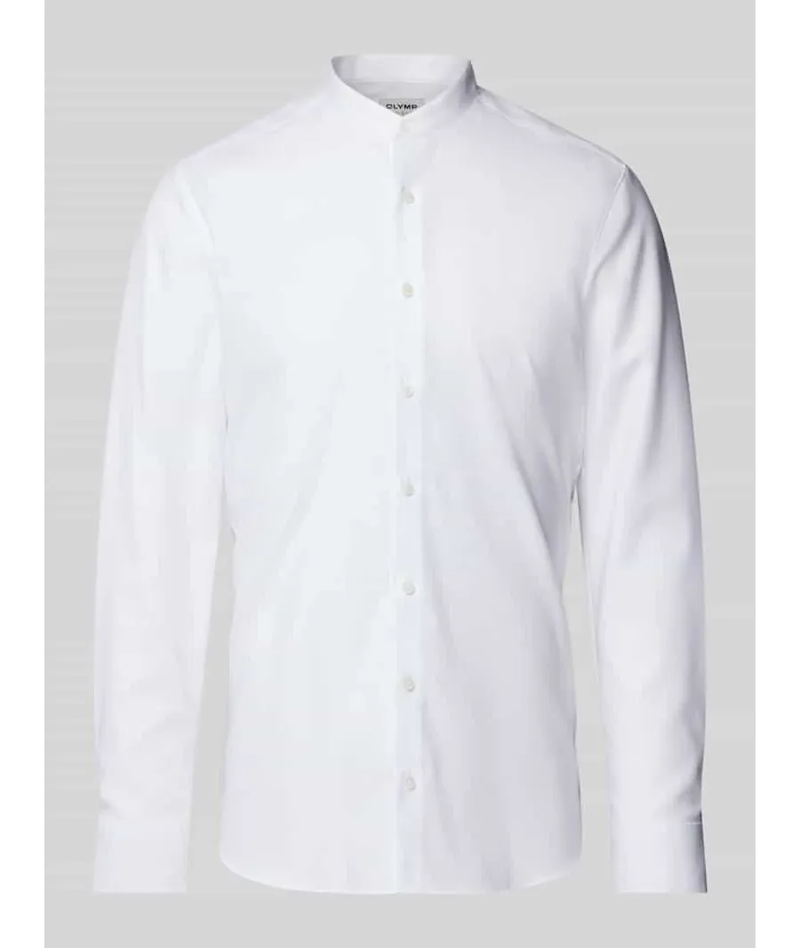 obrazek 1 Koszula biznesowa o kroju slim fit z listwą guzikową