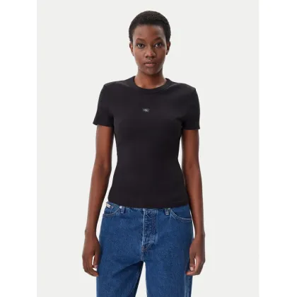 Zdjęcie Calvin Klein Jeans T-Shirt J20J225245 Czarny Slim Fit