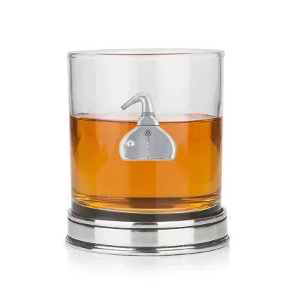 Zdjęcie Luksusowa szklanka do whisky inspirowana destylarnią w kolorze miedzi – stylowy prezent dla konesera whisky