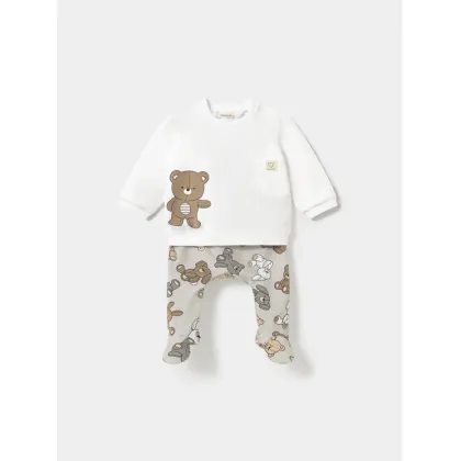 Zdjęcie Mayoral Komplet bluza i półśpiochy 1559 Kolorowy Regular Fit