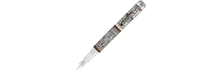obrazek 2 Mayan Calendar Pióro Wieczne Srebro Montegrappa
