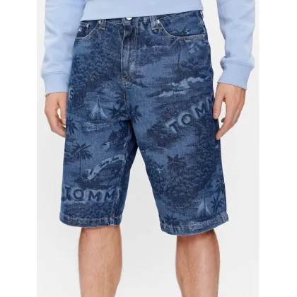 Zdjęcie Tommy Jeans Szorty jeansowe Aiden DM0DM18787 Niebieski Baggy Fit