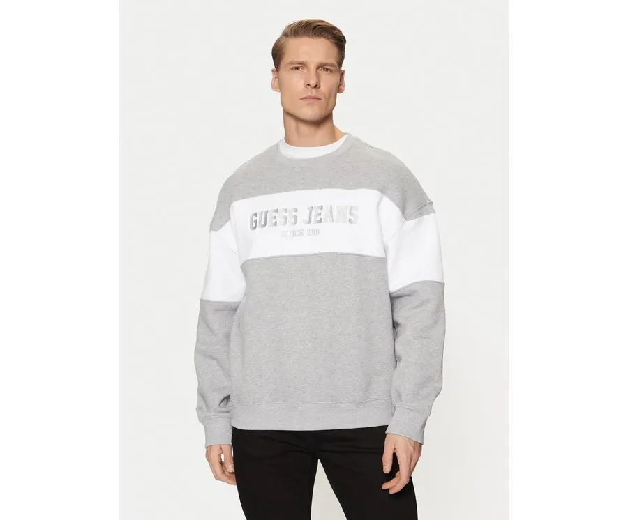obrazek 1 Guess Jeans Bluza M4BQ39 K9V31 Szary Regular Fit