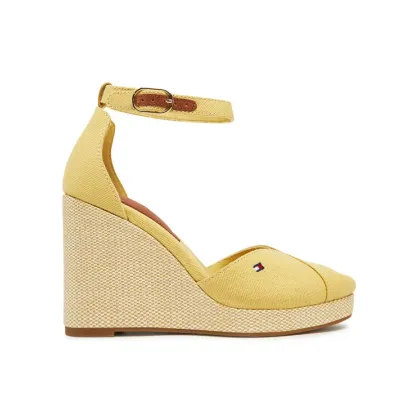 Zdjęcie Tommy Hilfiger Półbuty Flag High Wedge Espad Closed Toe FW0FW08494 Żółty