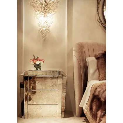 Picture Amazing mirror bedside table