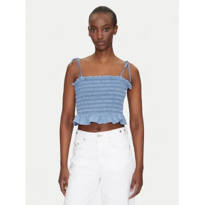 Zdjęcie Tommy Jeans Top DW0DW20284 Niebieski Regular Fit