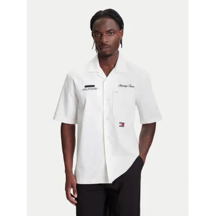 Zdjęcie Tommy Hilfiger Koszula F1 Movie Mechanics MW0MW41476 Écru Boxy Fit