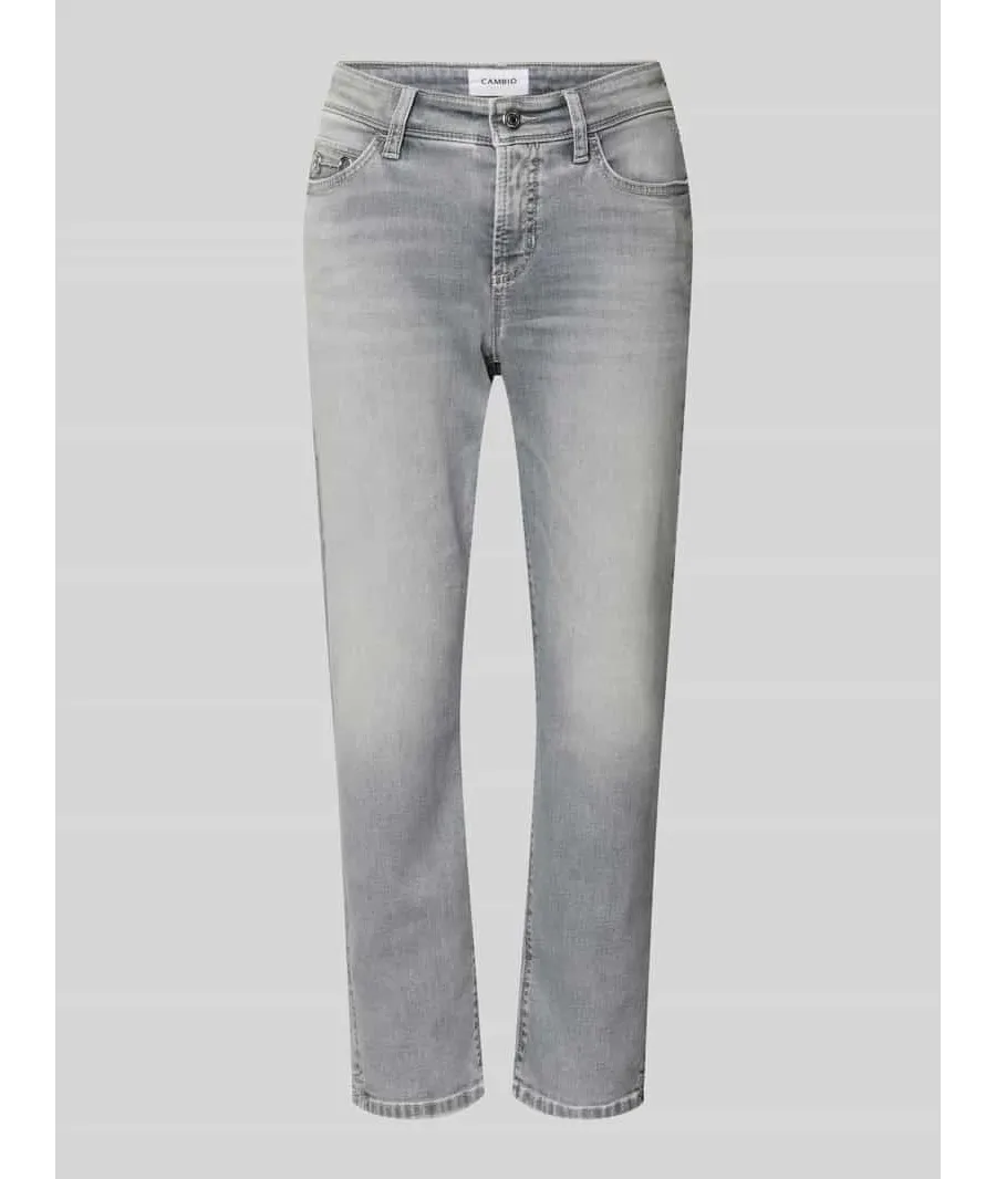 obrazek 1 Jeansy z detalem z logo