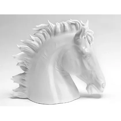 Picture Elegant white ceramic horse figure - Il Gattopardo