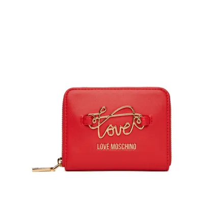 Zdjęcie LOVE MOSCHINO Mały Portfel Damski JC5734PP0MKG0500 Czerwony