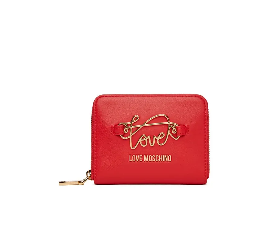 obrazek 1 LOVE MOSCHINO Mały Portfel Damski JC5734PP0MKG0500 Czerwony