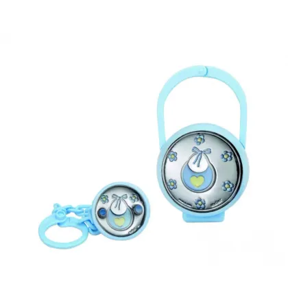 Zdjęcie Fenomenalne Etui i zawieszka na smoczek Śliniaczek z serduszkiem 7x11x6 cm