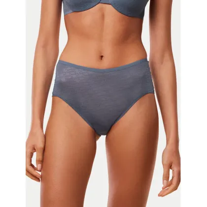Zdjęcie Triumph Figi klasyczne z wysokim stanem Triumph Signature Sheer Maxi EX 10215936 Niebieski