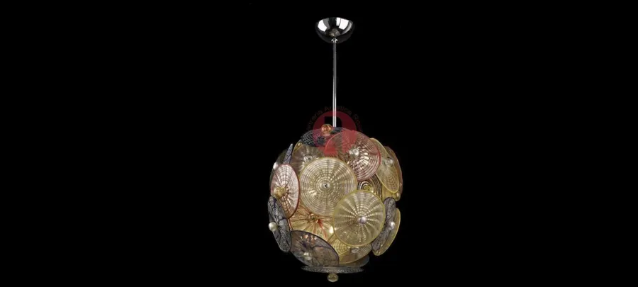 obrazek 1 Stylowy żyrandol ze szkła Murano z Włoch – Vetreria Artistica Rosa