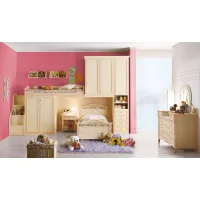 Picture Beautiful bed for a girl's bedroom 120x195cm - Ferretti e Ferretti