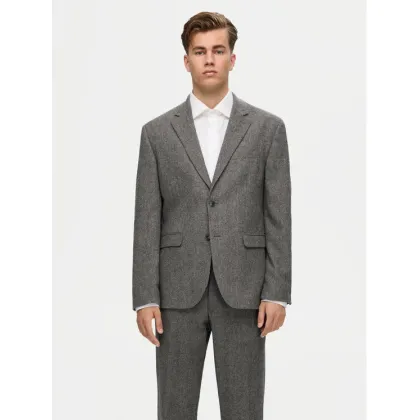 Zdjęcie Selected Homme Marynarka 16094332 Szary Slim Fit