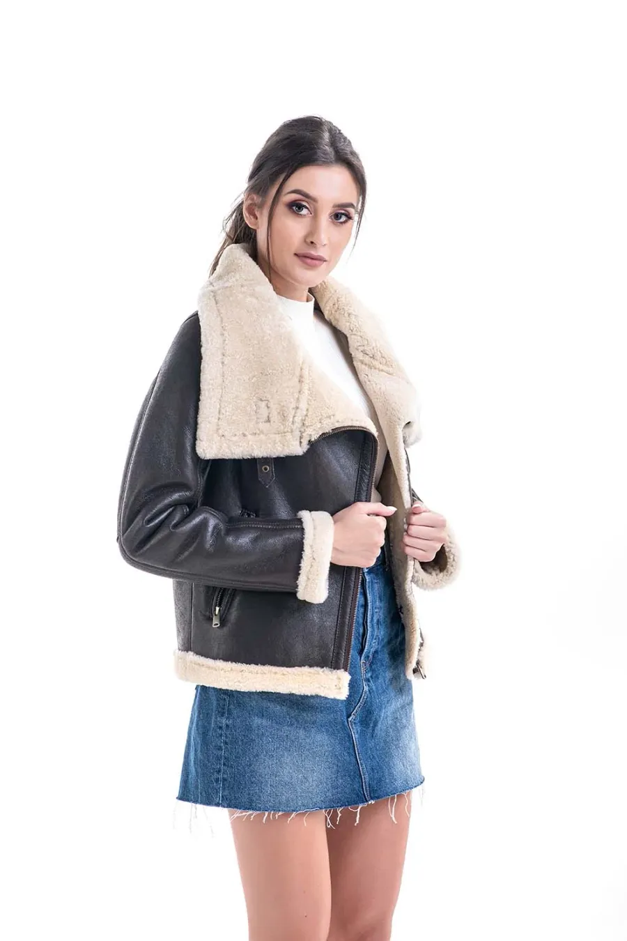 picture 4 Fashionable merino sheepskin jacket - A&A Vesa