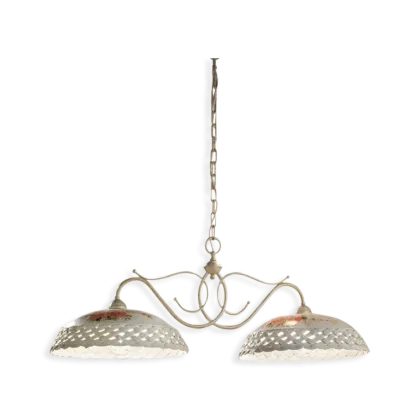 Zdjęcie Piękna stylowa podwójna lampa wisząca Verona w stylu klasycznym