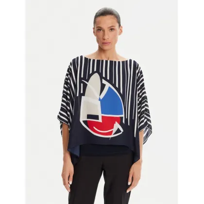 Zdjęcie Joseph Ribkoff Bluzka 251180 Granatowy Relaxed Fit