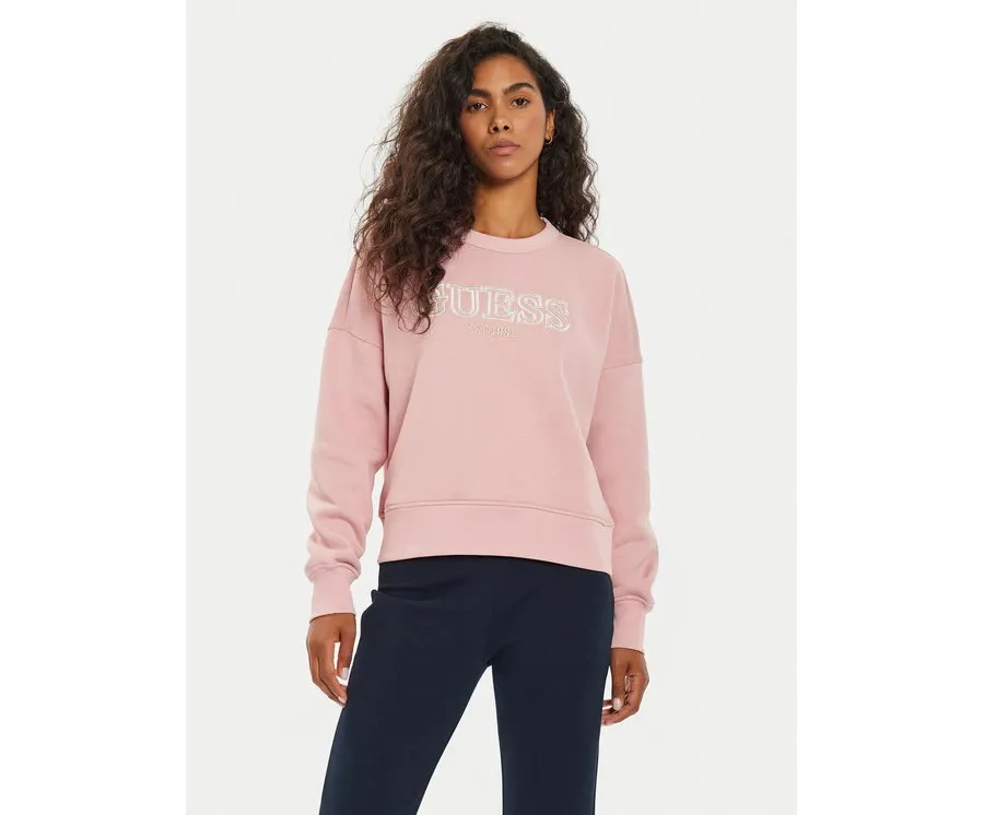 obrazek 1 Guess Bluza V4BQ03 KCHX0 Różowy Regular Fit